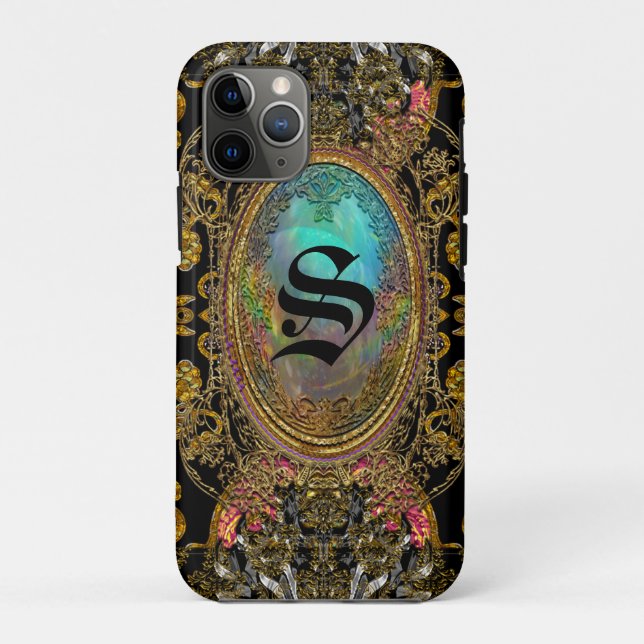 Voitbanne Beautiful Unique Romantic Monogram Case-Mate iPhone Case (Back)