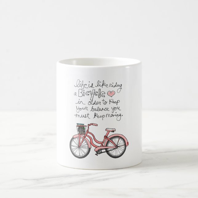 vol25 life is like riding a bicycle coffee mug (Center)