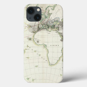 Volcanic Activity Map iPhone 13 Case