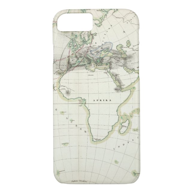 Volcanic Activity Map Case-Mate iPhone Case (Back)