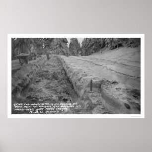 Volcanic Ash in Alaska 1912 Poster