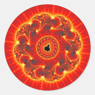 Volcanic Classic Round Sticker