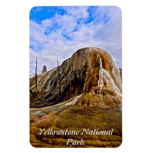 VOLCANIC CONE IN YELLOWSTONE MAGNET (Vertical)