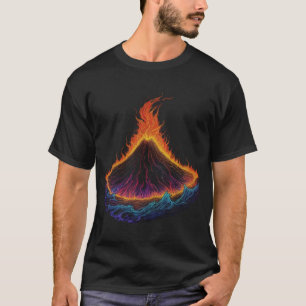 Volcanic Eruption of Colours T-Shirt