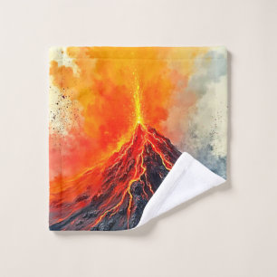 Volcanic Eruption: Raw Power Bath Towel Set