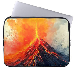Volcanic Eruption: Raw Power Laptop Sleeve