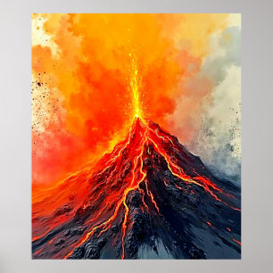 Volcanic Eruption: Raw Power Poster