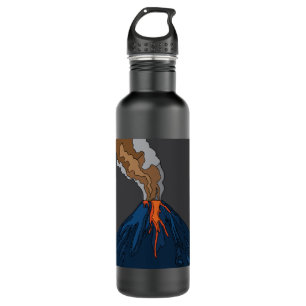 Volcanic Eruption Volcano Eruption Lava 710 Ml Water Bottle