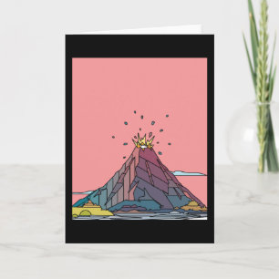 Volcanic Eruption Volcano Eruption Lava Card