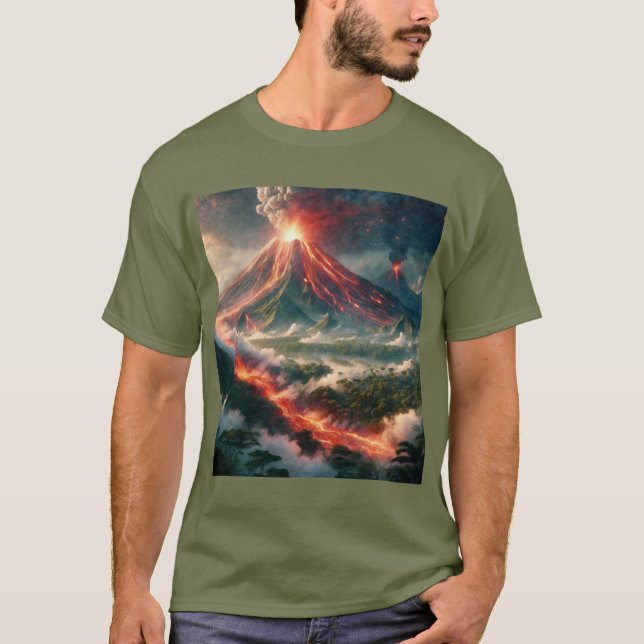 Volcanic Eruptions T-Shirt (Front)