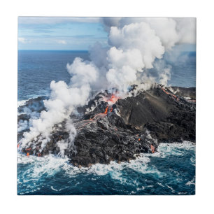Volcanic Island Ceramic Tile