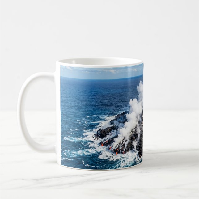 Volcanic Island Coffee Mug (Left)