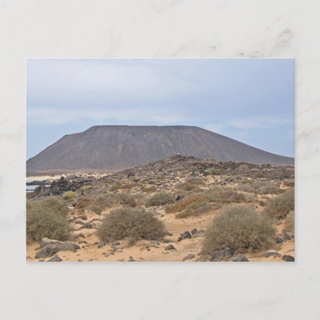 Volcanic Island Lobos Postcard (Front)