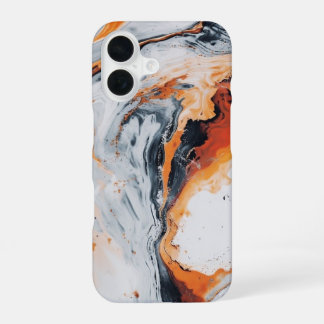 Volcanic Marbling iPhone 16 Case