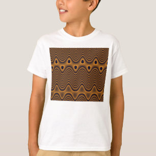 Volcanic Oceans Patterned Kids T Shirt
