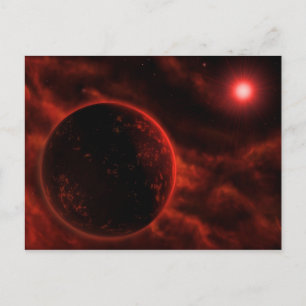 Volcanic Planet Postcard