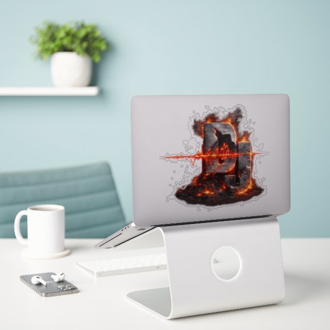 Volcanic Pulse DJ (Laptop On Desk)