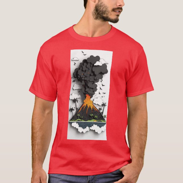 volcano boom T-Shirt (Front)