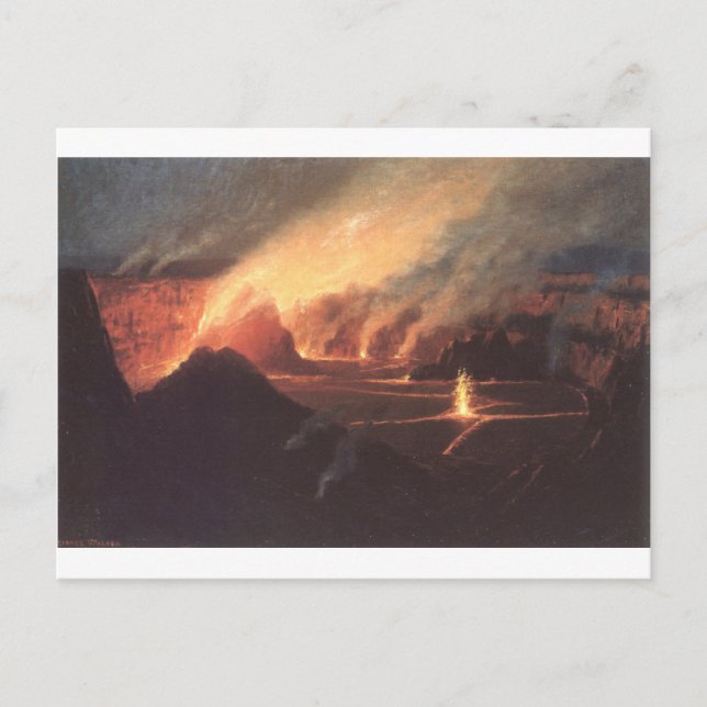Volcano, ca. 1880s Hawaii Postcard (Front)