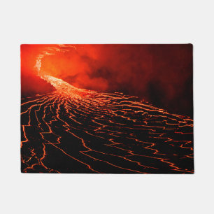 volcano eruption doormat