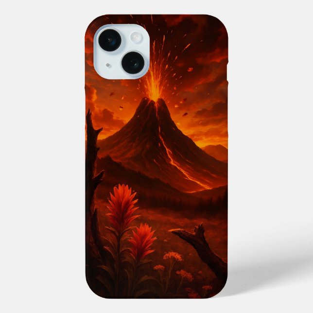 Volcano Eruption Phone Case – Bold Nature Protecti (Back)