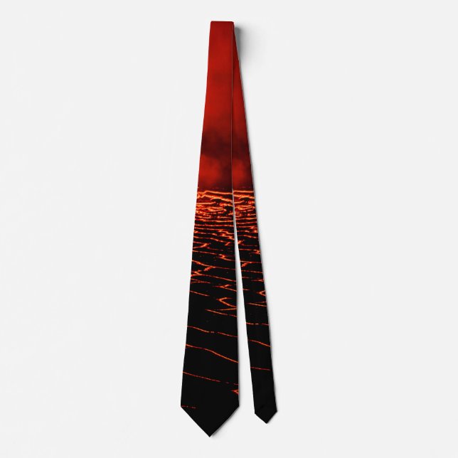volcano eruption tie (Front)