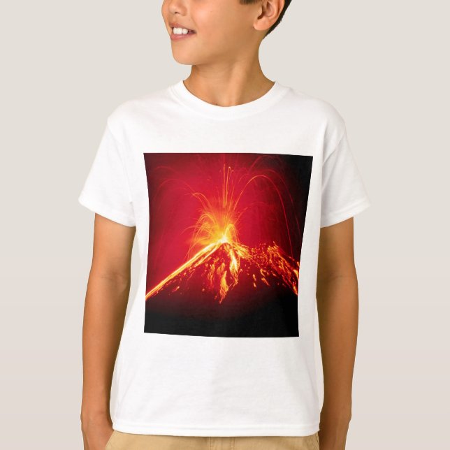 Volcano Hot Lava 1991 Costa Rica T-Shirt (Front)
