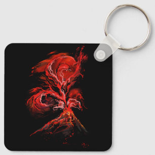 Volcano Key Ring