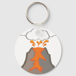 Volcano Key Ring