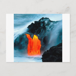 Volcano Lava Flow From Kilauea Hawaii Postcard