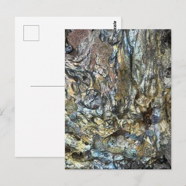 Volcano Lava Rock Postcard (Front/Back)