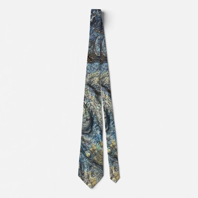 Volcano Lava Rock Tie (Front)