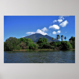 Volcano Maderas Poster