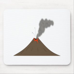 Volcano Mountain Mouse Pad