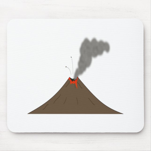 Volcano Mountain Mouse Pad (Front)