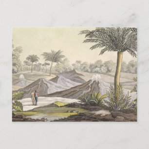 Volcano of Ario di Turbaco near Cartagena, Colombi Postcard