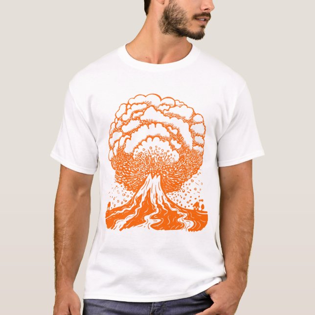 Volcano - Orange T-Shirt (Front)