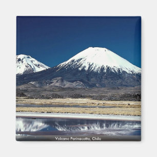 Volcano Parinacotta, Chile Magnet