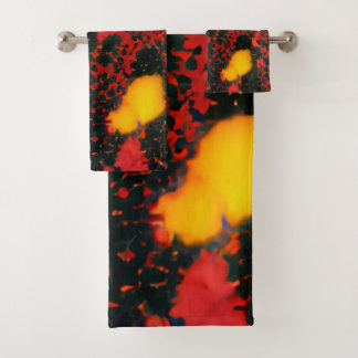Volcano pattern Bathroom Towel Set