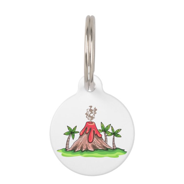 Volcano Pet Tag (Front)
