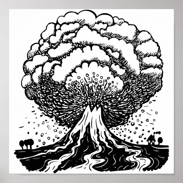 Volcano Poster (Front)