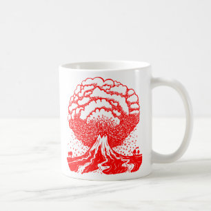 Volcano - Red Coffee Mug