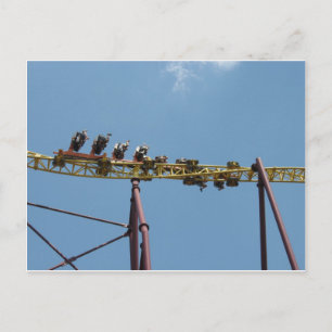 Volcano Roller Coaster at Kings Dominion Postcard