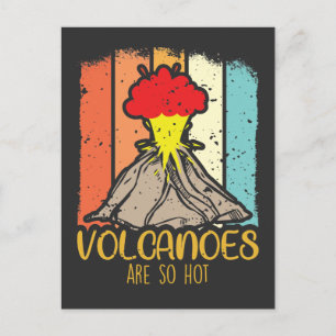Volcano science Volcanoes Lawa Hot explosion Postcard