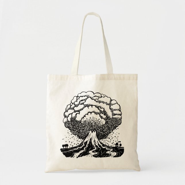 Volcano Tote Bag (Front)