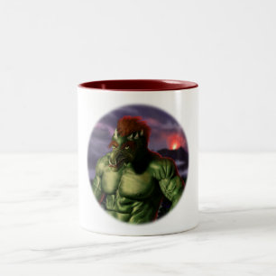 Volcano Troll Vacation Portrait Fantasy Coffee Mug
