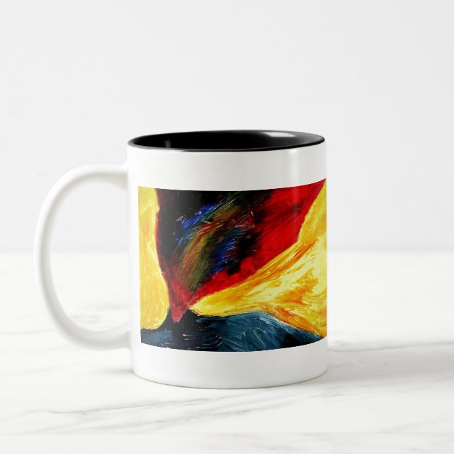 Volcano Two-Tone Coffee Mug (Left)