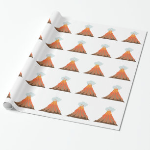 Volcano Wrapping Paper
