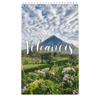 Volcanoes Collection Wall Calendar