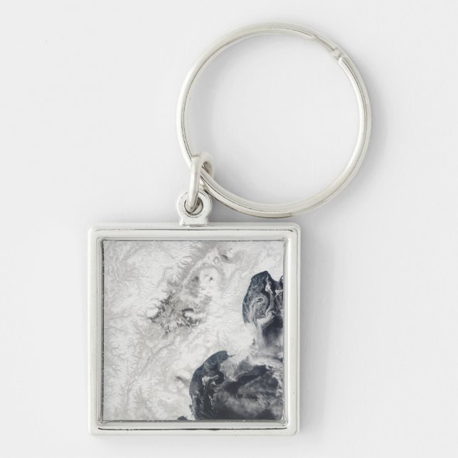 Volcanoes in central Kamchatka Peninsula Key Ring (Front)